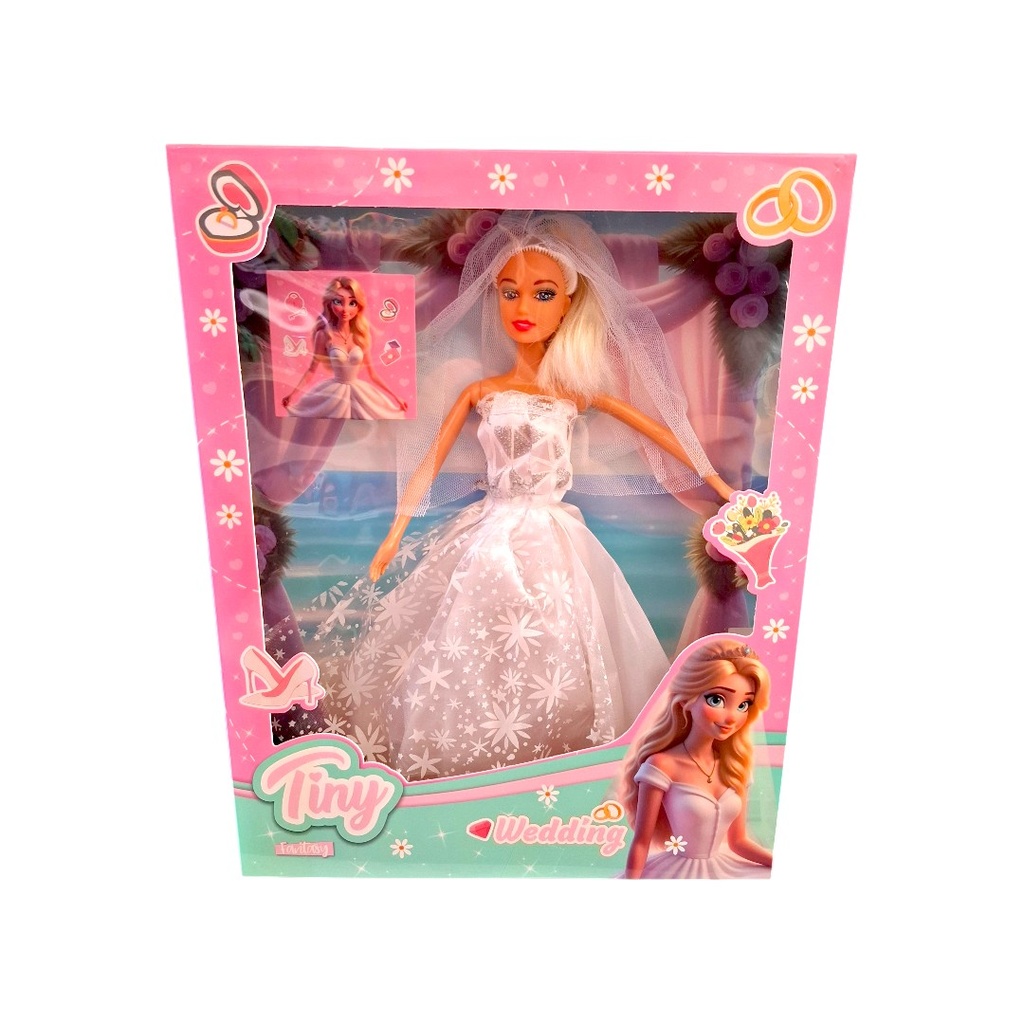 [8156677] MUÑECA TINY WEDDING 33x26x5 CM
