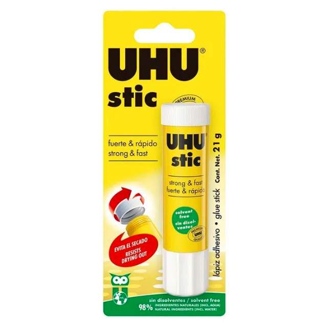 [6J00020] PEGAMENTO UHU STIC BARRA 21 GRS