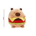 PELUCHE CAPYBARA SPANDEX HAMBURGUESA 22.5 CM PHI PHI TOYS