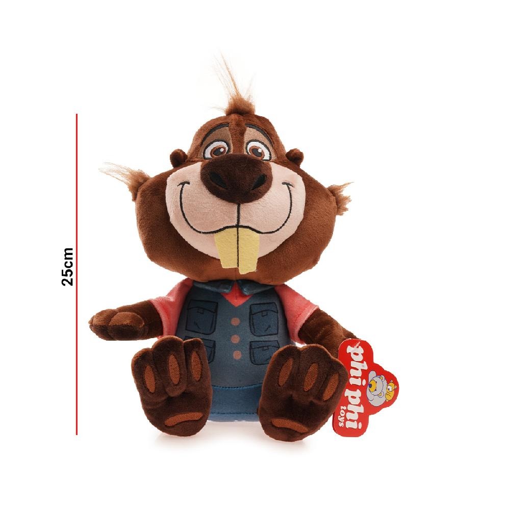 [81ZT007] PELUCHE CASTOR 25CM PHI PHI TOYS