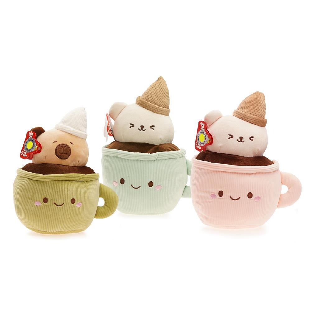 [818281] PELUCHE TAZA CON CONITO 26 CM SPANDEX PHI PHI TOYS