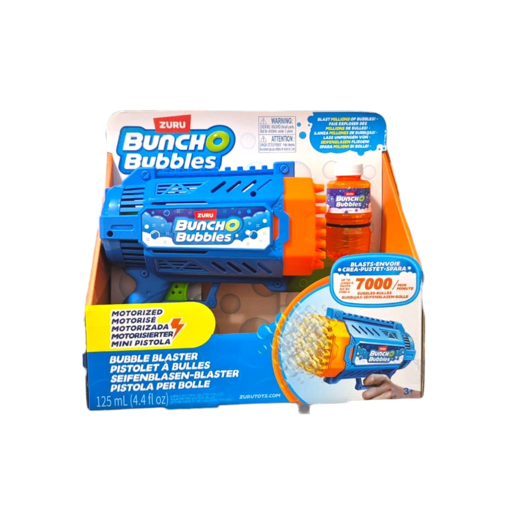 PISTOLA DE BURBUJAS BUBBLE BLASTER MEDIUM CON MOTOR