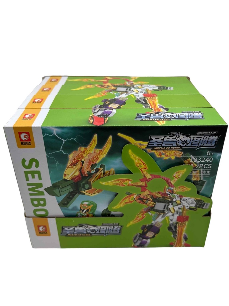 [81NA201656] SEMBO BLOCK MECHA DE STEEL 4 EN 1