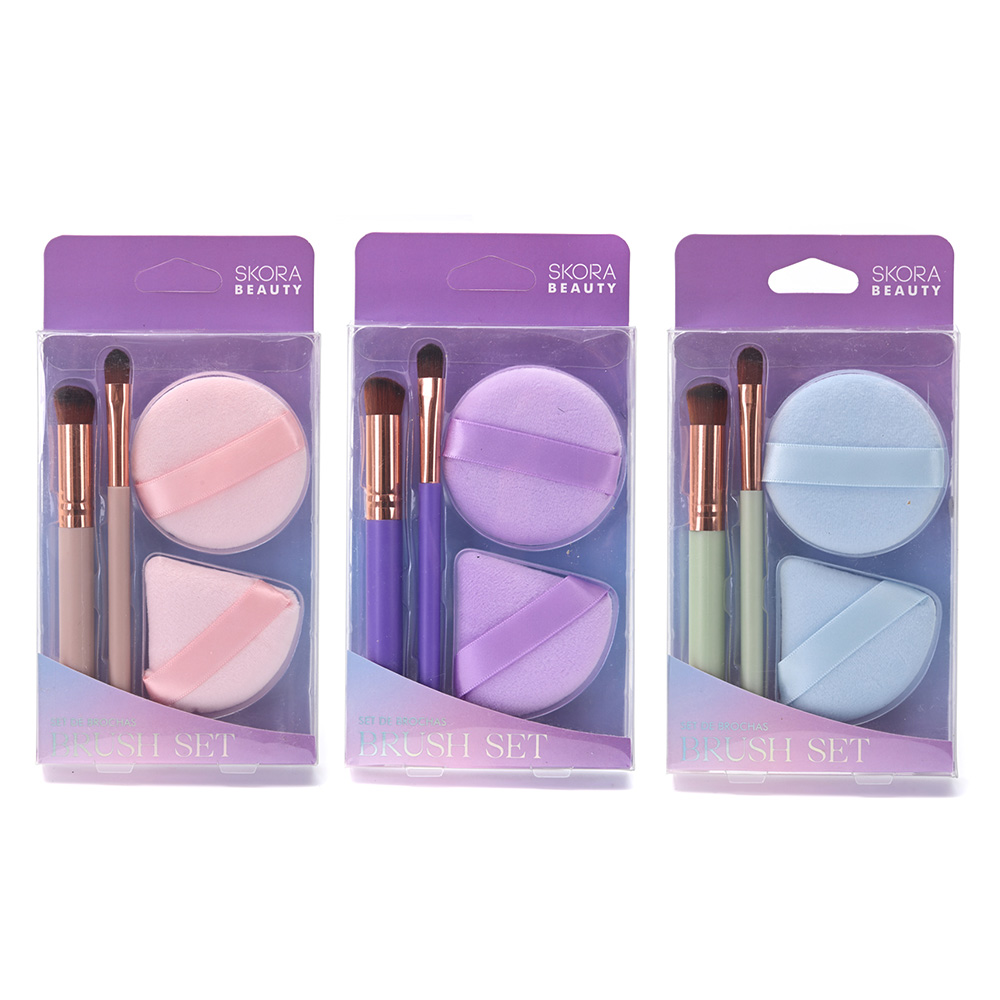 [838953] SET BLENDERS Y BROCHA PARA DIFUMINAR x4 SKORA