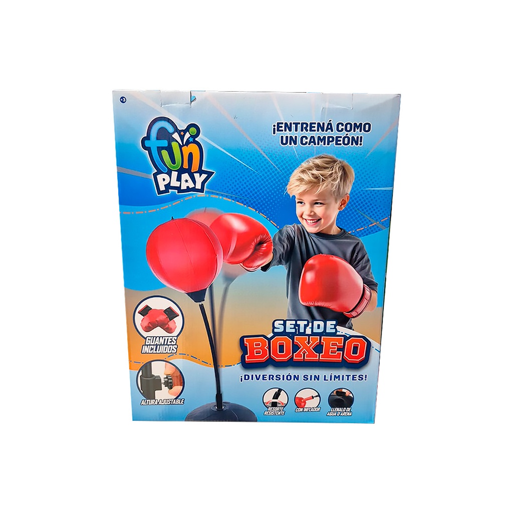 [8155326] SET DE ENTRENO BOXEO NFANTIL ALTURA AJUSTABLE 34x34x105 CM