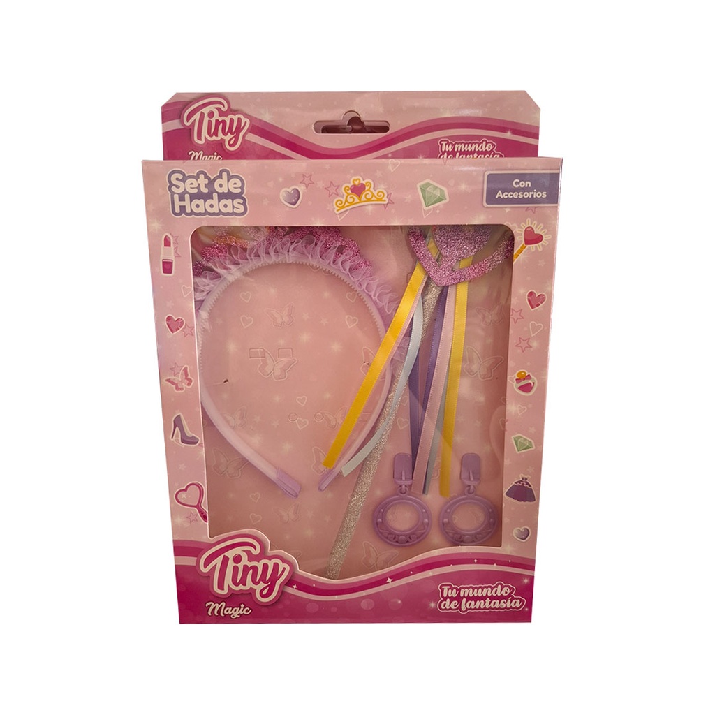 [8156564] SET PRINCESA BIJOU VINCHA Y VARITA TINY 18,8x6x18 CM