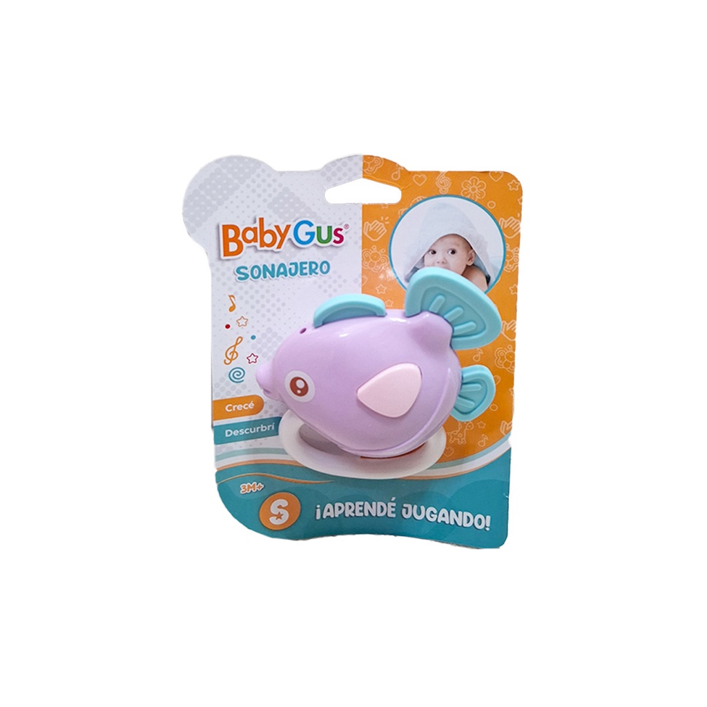 SONAJERO PEZ BABY GUS 12x17x4 CM