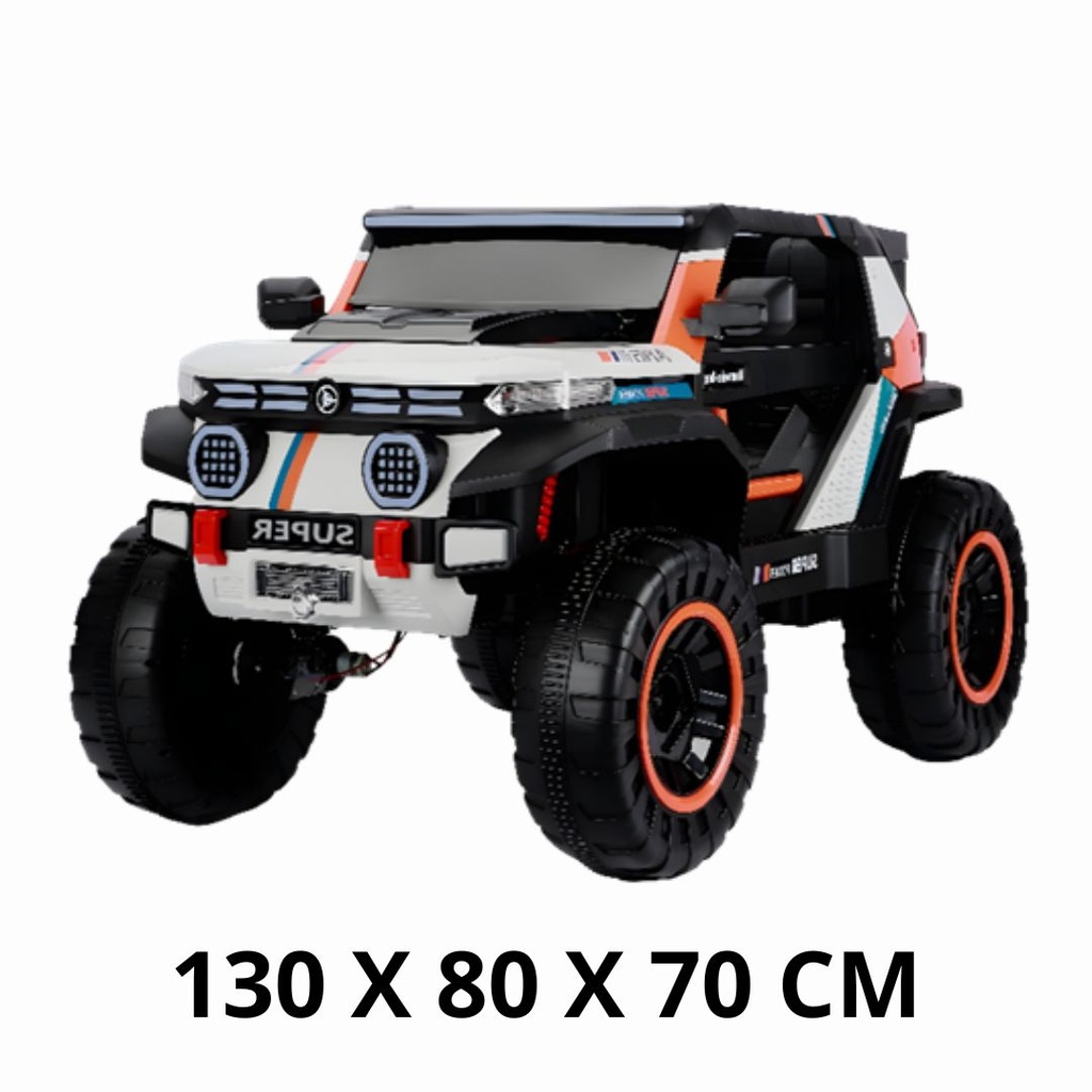 [8157138] SUPER ARENERO UTV RALLY A BATERIA CON LUZ, MUSICA Y CONTROL REMOTO 12V7A