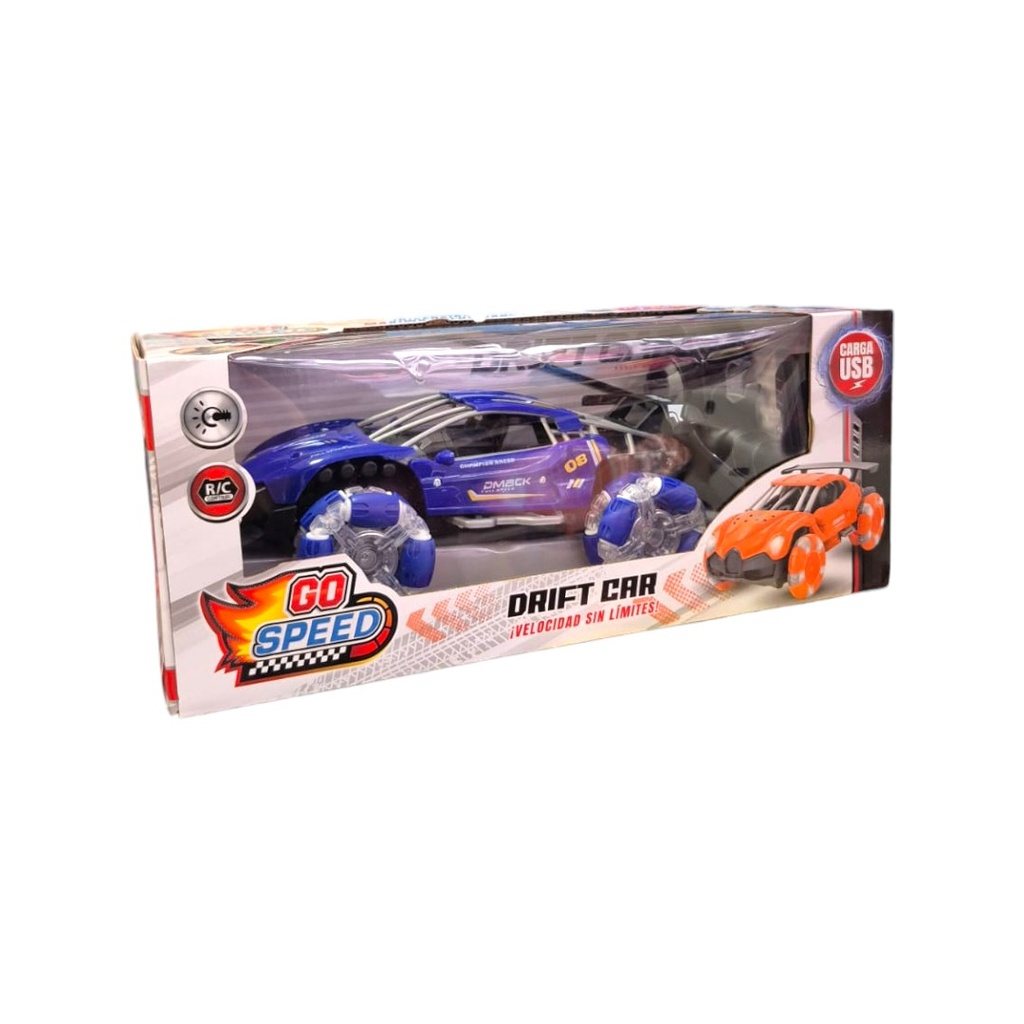 [8156485] SUPER AUTO A RADIO CONTROL DE CARRERAS ALTA VELOCIDAD 30x15x12 CM