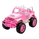 SUPER JEEP A RADIO CONTROL PINK CON LUCES CARGA USB 36x13x27CM
