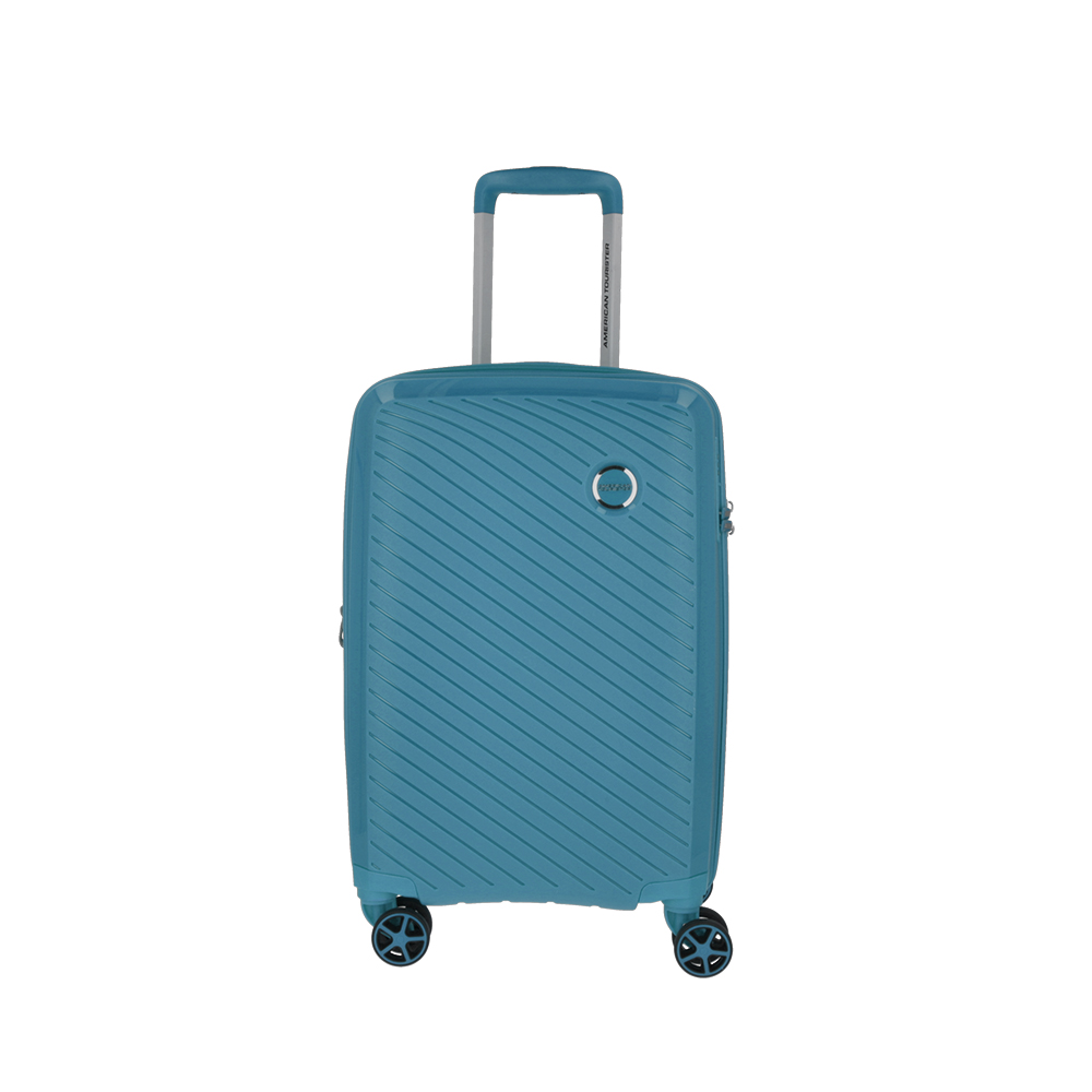 [4153375B1111] VALIJA SPINNER CHICA 21" ZANZIBAR POOL BLUE AMERICAN TOURISTER