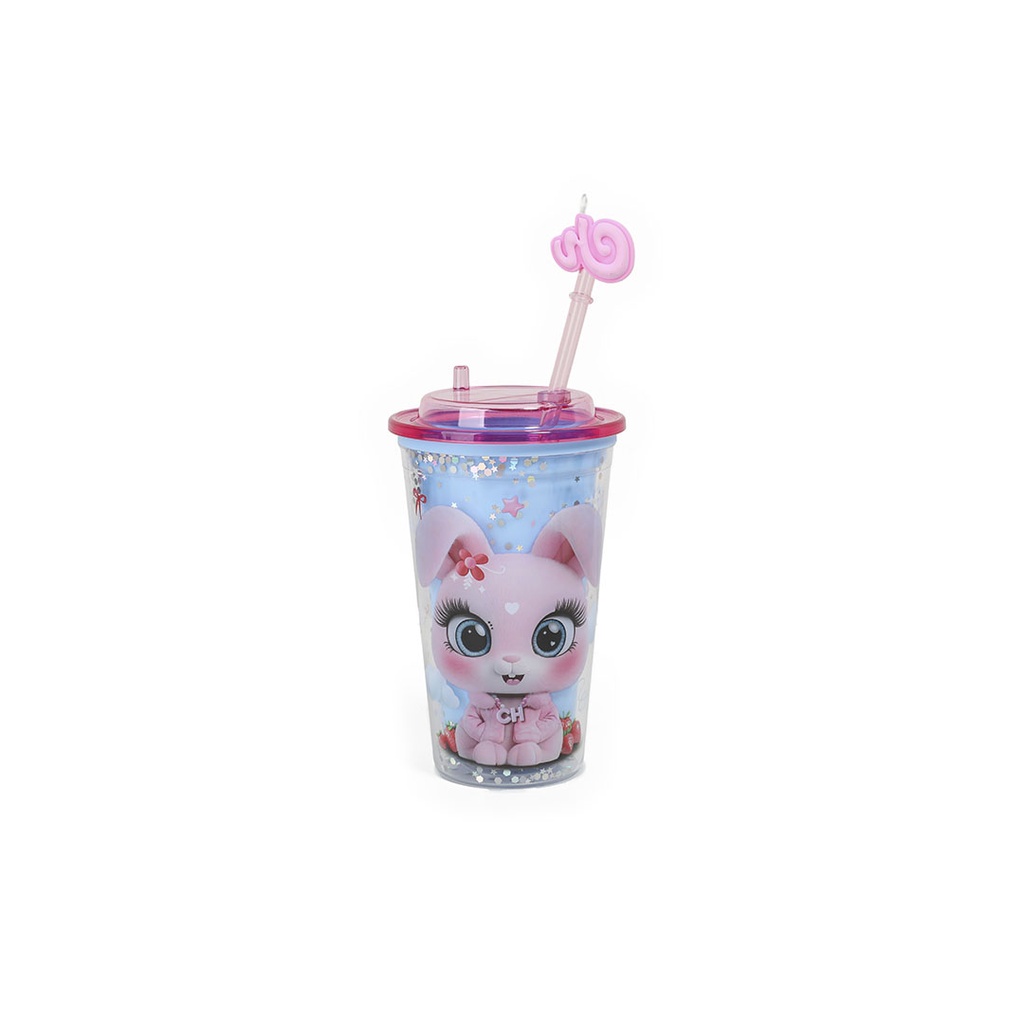 VASO ACRILICO SPARK BUNNY CHIMOLA