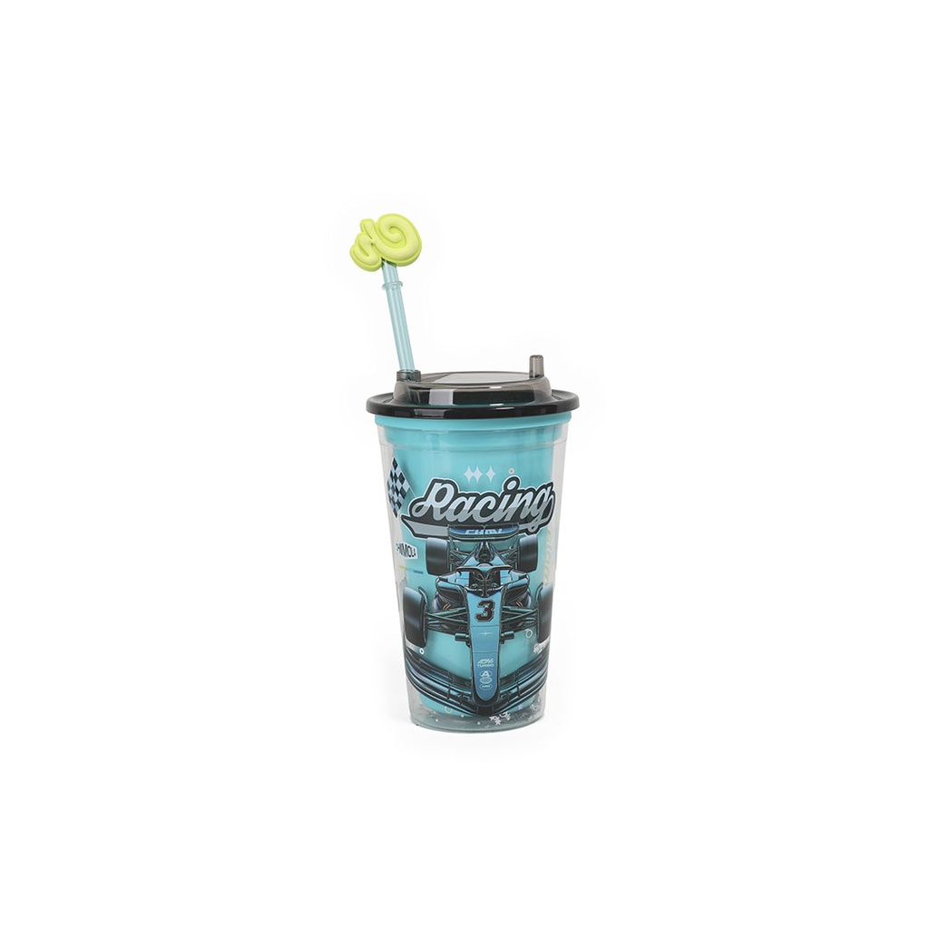 VASO ACRILICO SPARK RACING CAR CHIMOLA