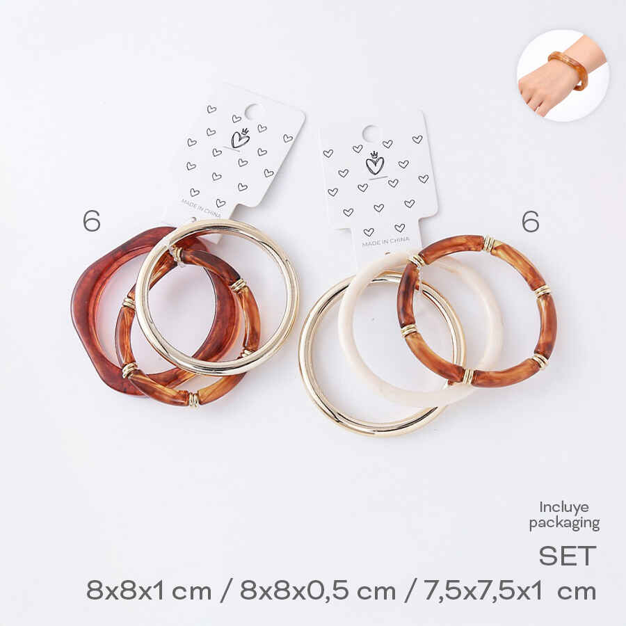 [855075] SET PULSERAS TRENDY