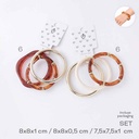 SET PULSERAS TRENDY