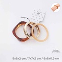 SET PULSERAS TRENDY