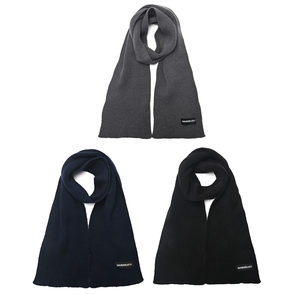 [838846] BUFANDA HOMBRE TEJIDA 20x170 cm