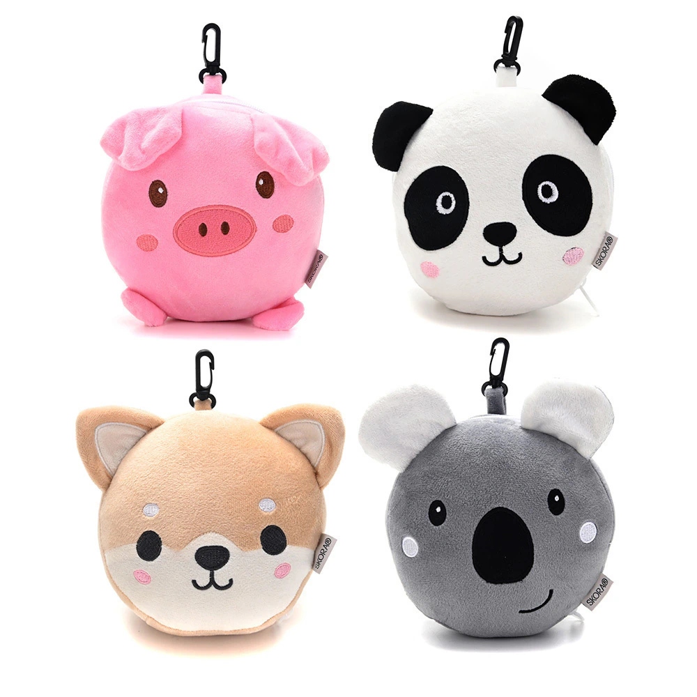 [848618] 2 EN 1 ANTIFAZ Y ALMOHADA PLEGABE KIDS ANIMALITOS SKORA