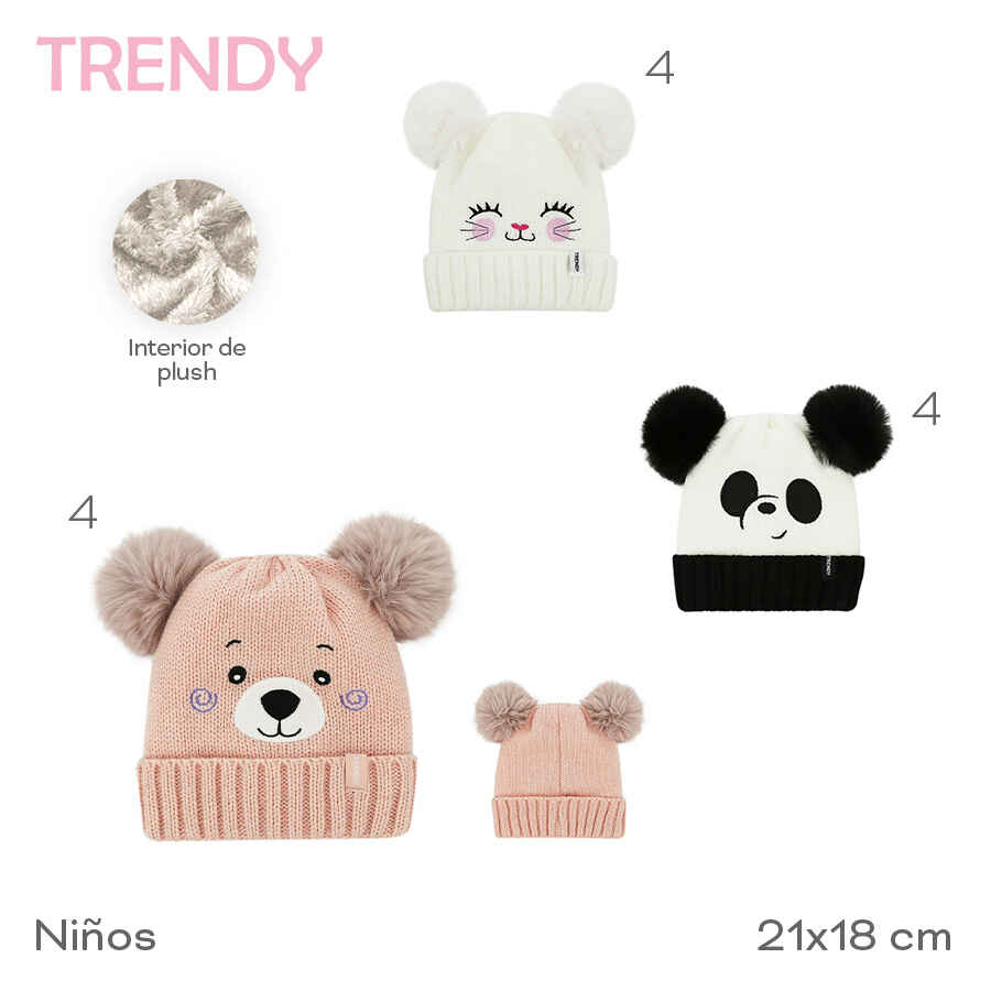 [831104] GORRO INFANTIL TRENDY