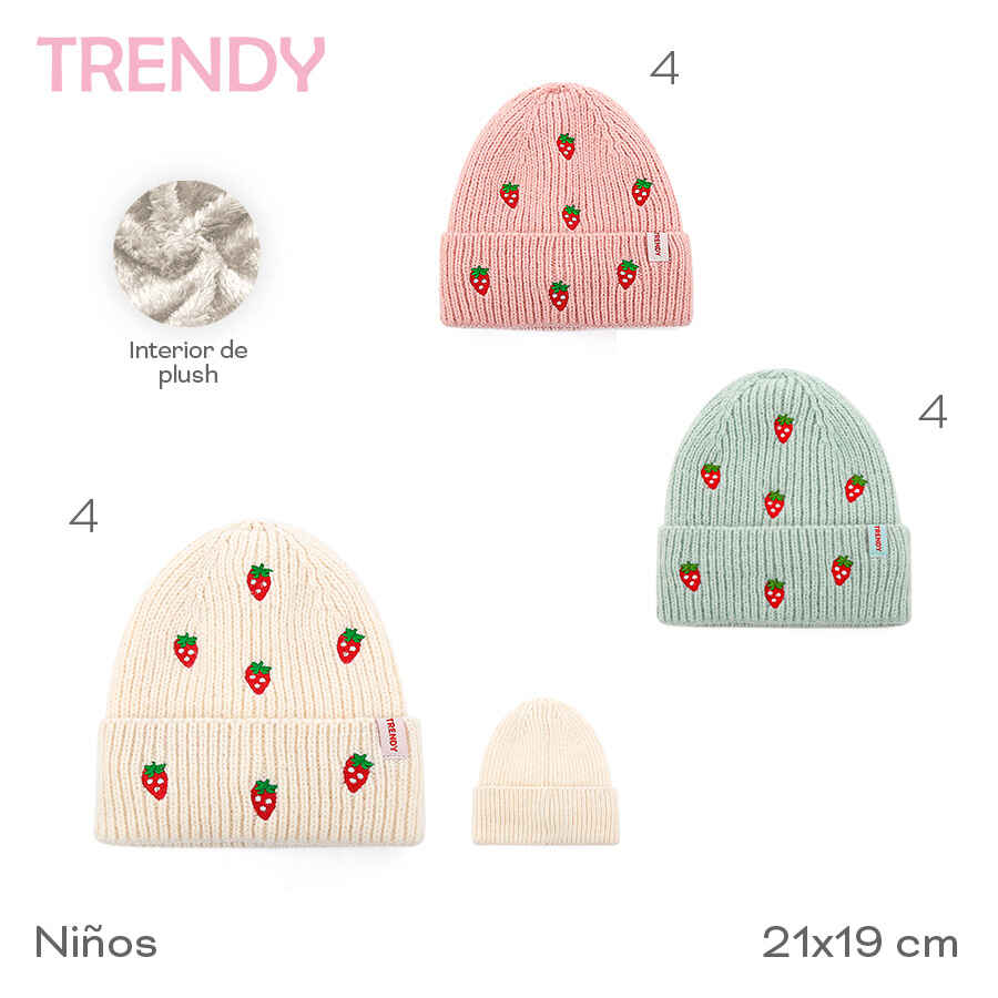 [831105] GORRO INFANTIL TRENDY