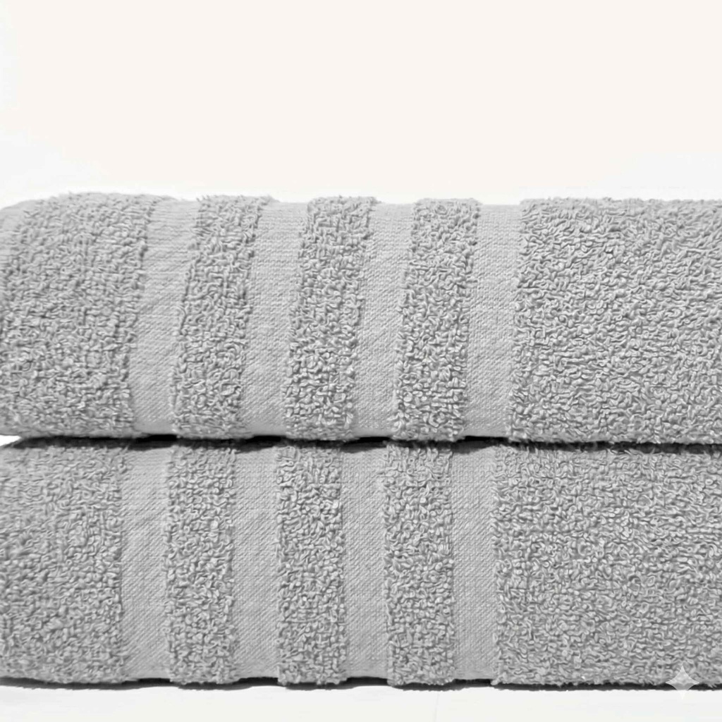 [84352712] TOALLON 400 GR RAYA PLATA ALCOYANA