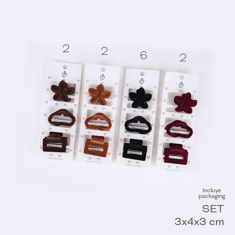 SET BROCHES TRENDY