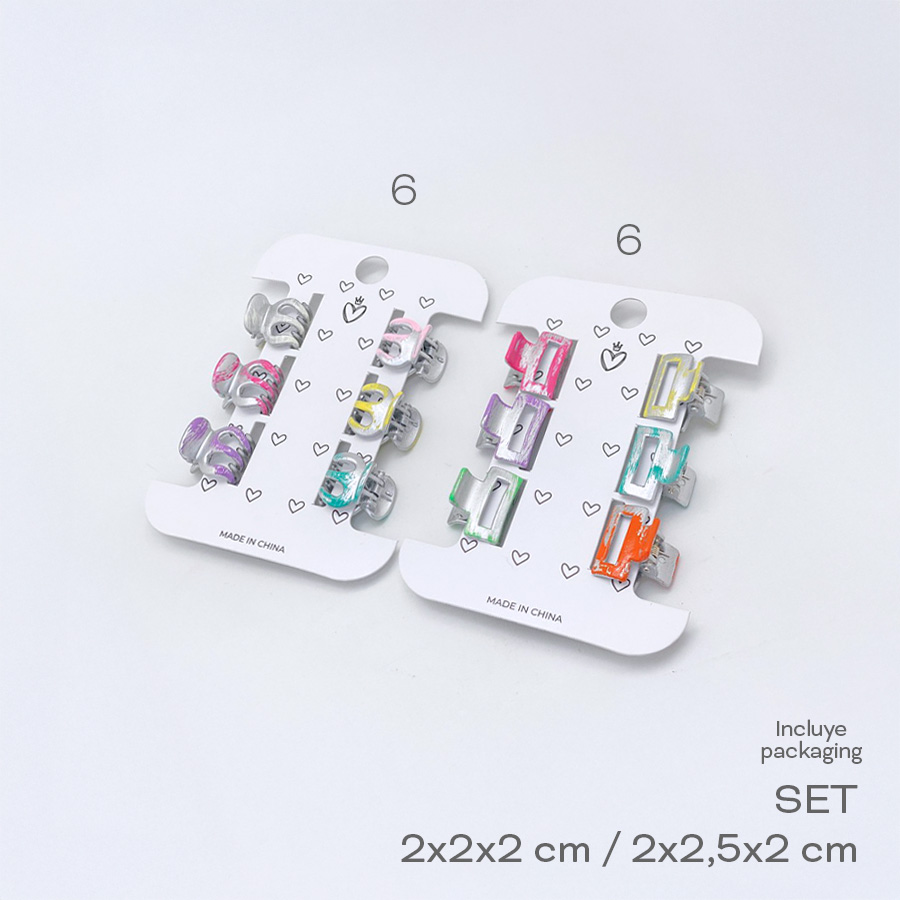 SET MINI BROCHES TRENDY