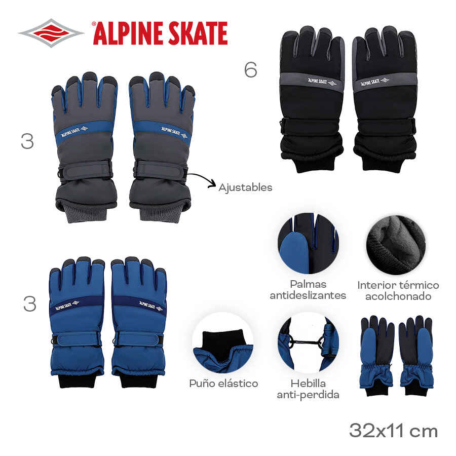 [831272] GUANTES ALPINE SKATE