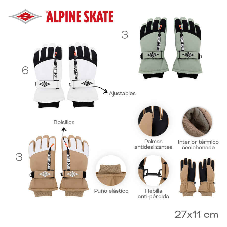 [831418] GUANTES ALPINE SKATE