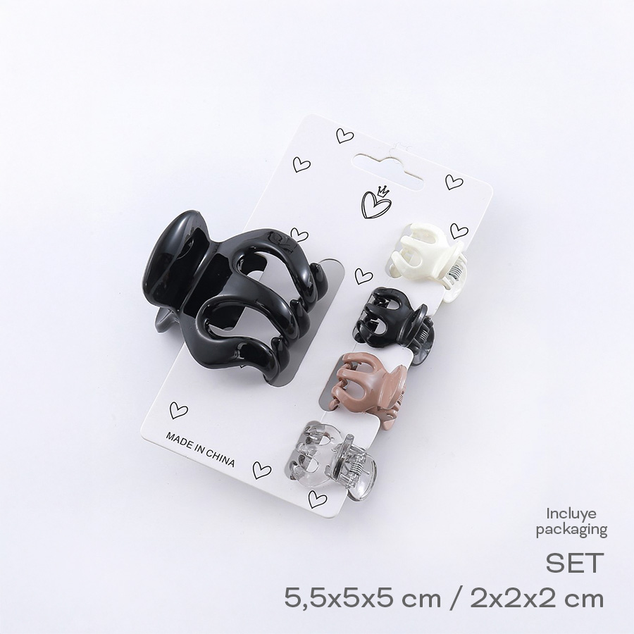 [854647] SET BROCHES TRENDY