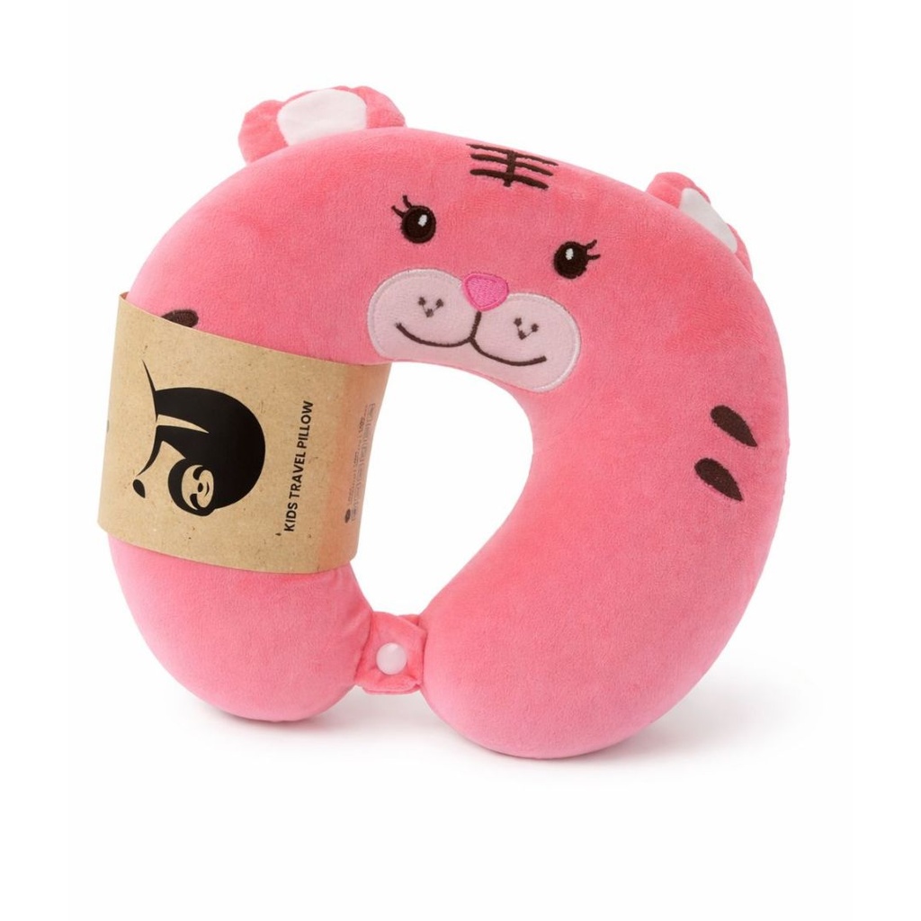 [89035] ALMOHADA DE VIAJE TIGRE ROSA KID SLOOTH