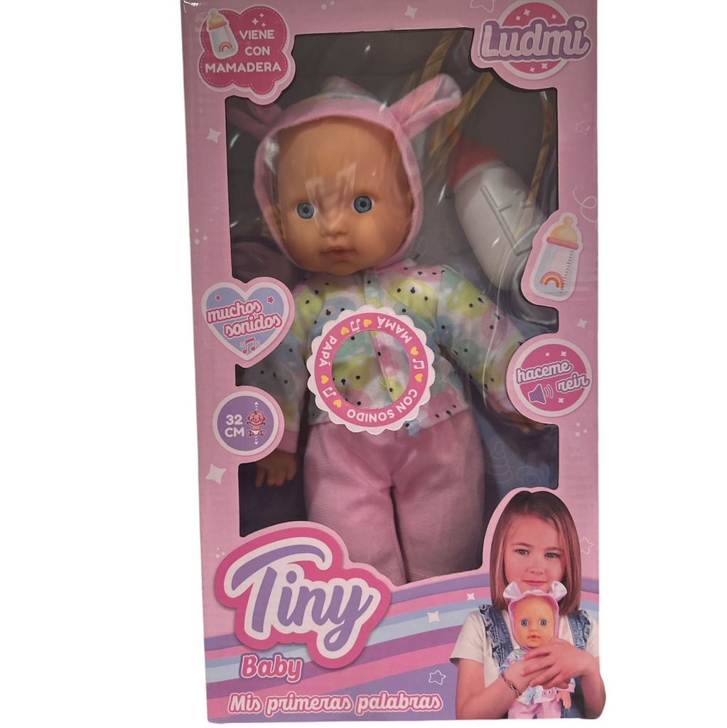 [8155790] BEBOTE TINY UNICORNIO CON SONIDOS 32CM