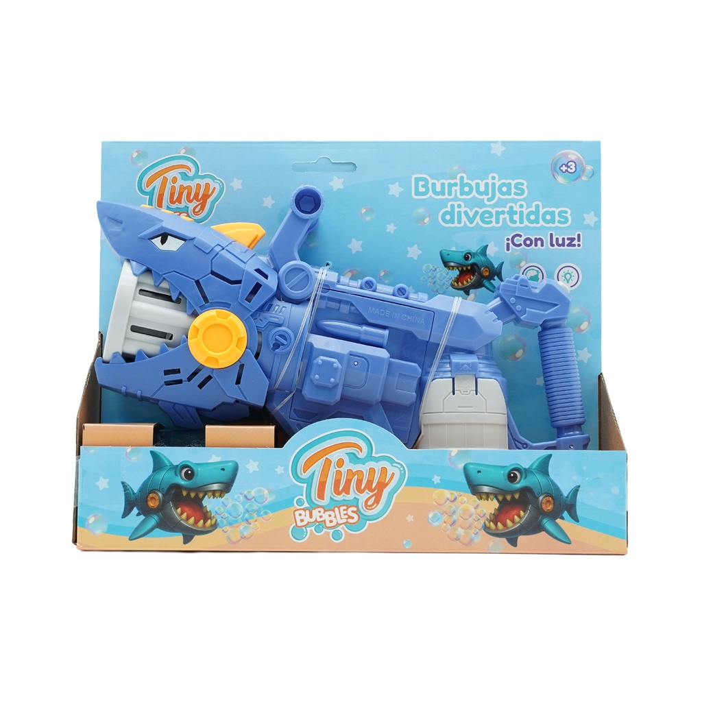 [8156525] BURBUJERO TIBURON TINY A PILAS 25x20x7 CM