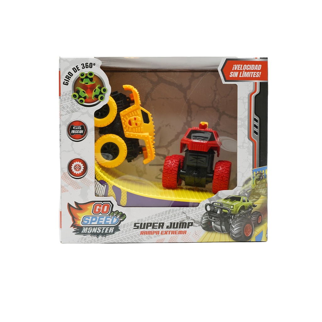 AUTO A FRICCION CON RAMPA GIRO 360° 23x19x21 CM