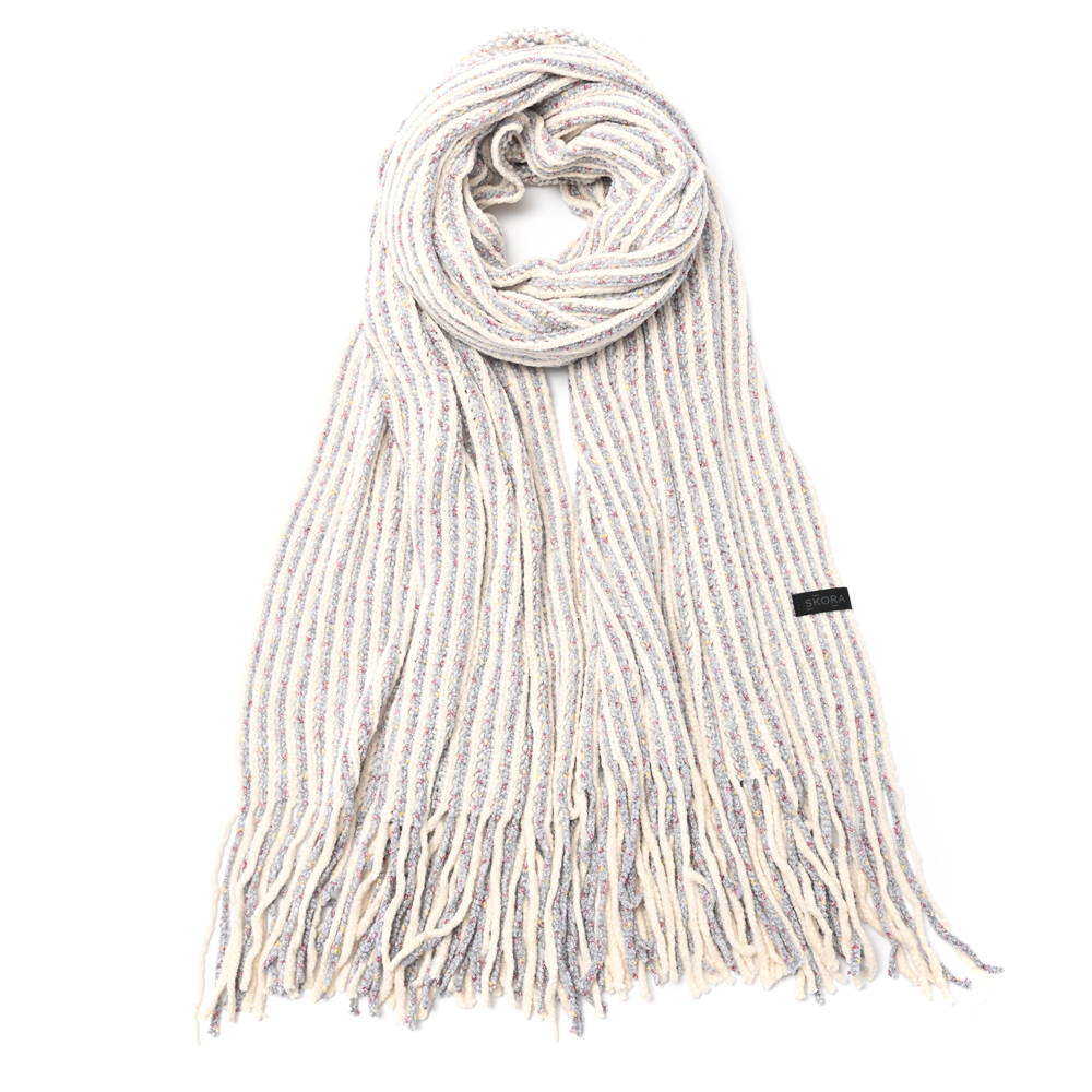 [843521] RUANA COMBINADA CHENILLE 60x180CM SKORA