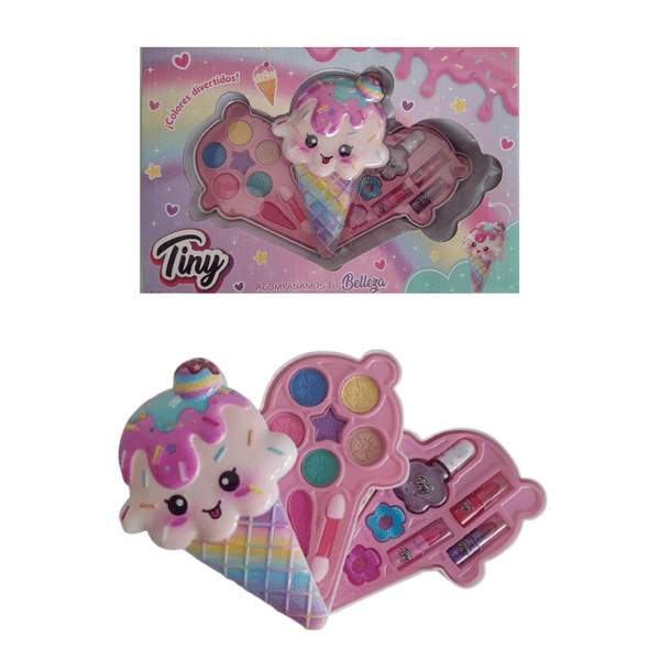 [813356] SET DE MAQUILLAJE ARCOIRIS ICE CREAM 26,6x17,9x6,1 CM