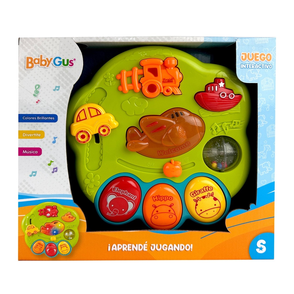 [8155490] JUEGO DE APRENDIZAJE PARA BEBES 36x18x25 CM