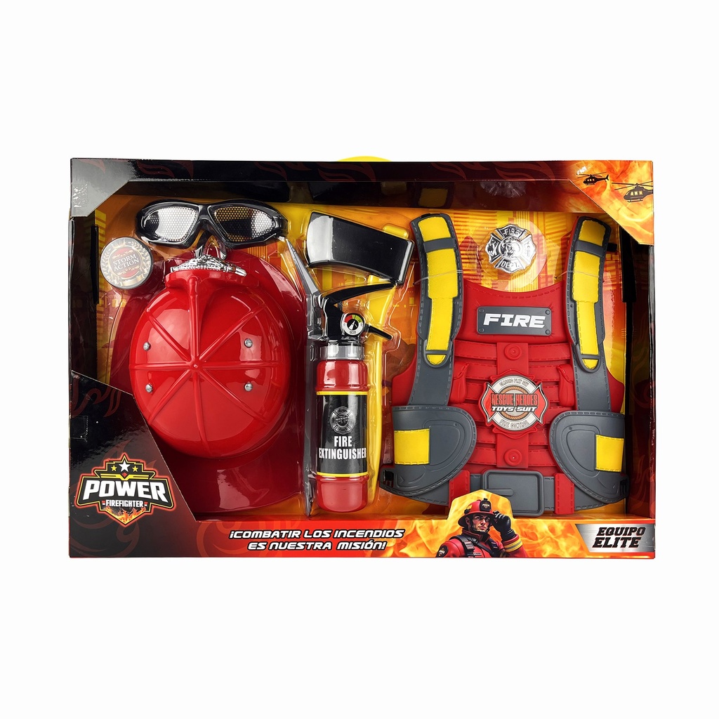 [8155745] SUPER SET DE PROTECCION DE BOMBEROS 59x40x10 CM