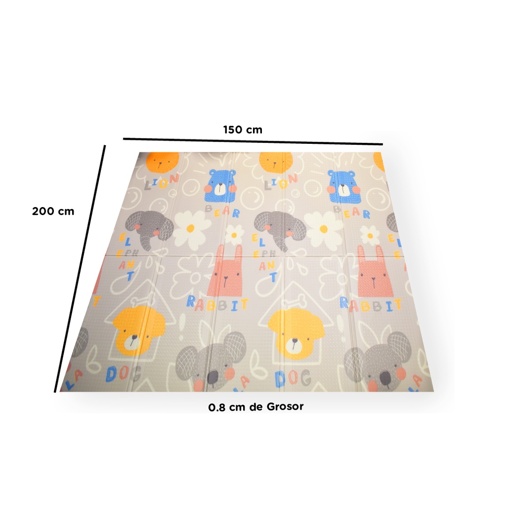 [81IK0399] MANTAS PLEGABLES 2 x 1,8 Mts 8mm ESPESOR