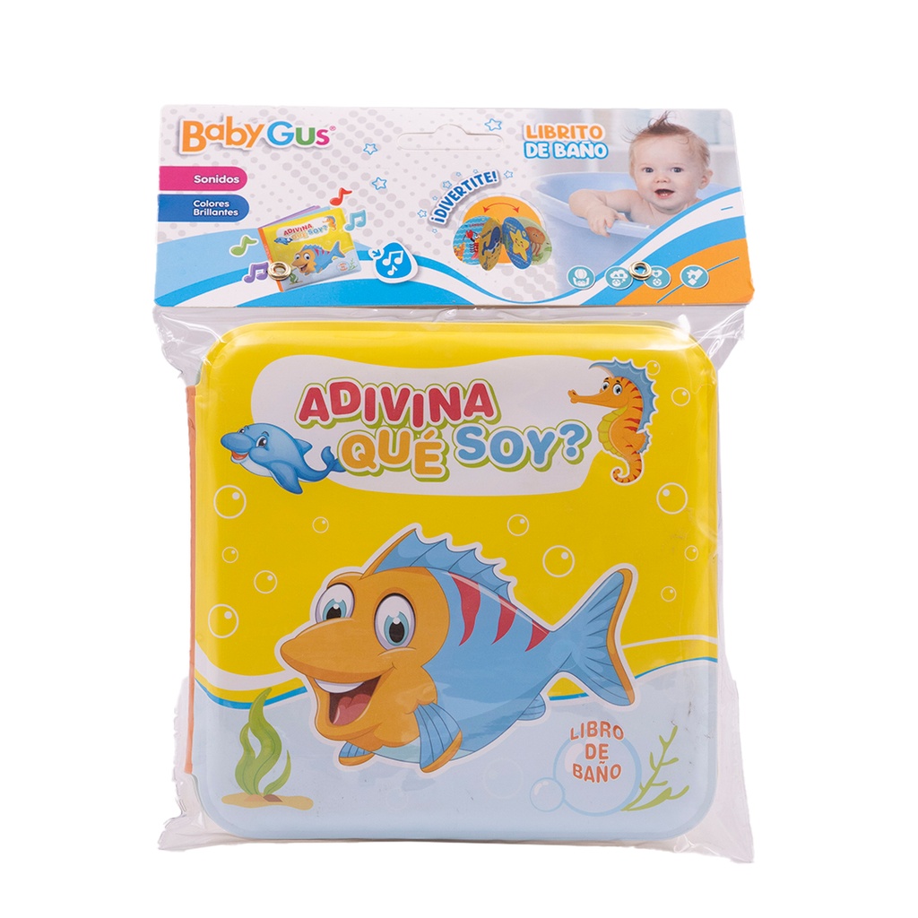 [8155046] LIBRITO DIDACTICO PARA BAÑO BABY GUS 21x17x3 CM