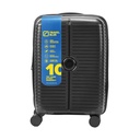 VALIJA CARRY ON 20" SAHARA BLACK TRAVEL BLUE