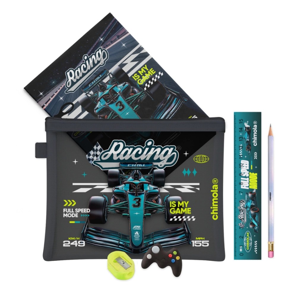 [6ST88] SCHOOL SET MESH RACING CAR CHIMOLA