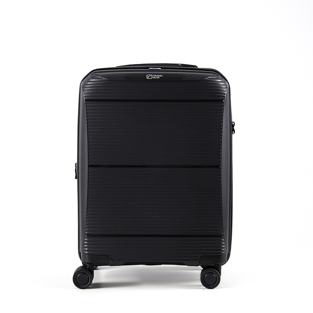 [43311] VALIJA CARRY ON JOURNEYJET BLACK 20" TRAVEL BLUE