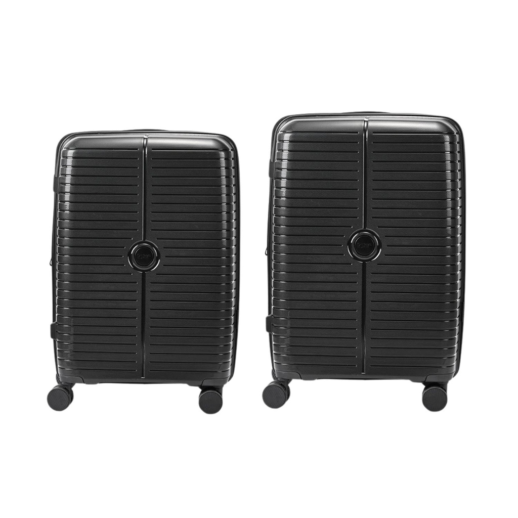 [433.52-56] SET VALIJAS 20" 24" SAHARA BLACK TRAVEL BLUE