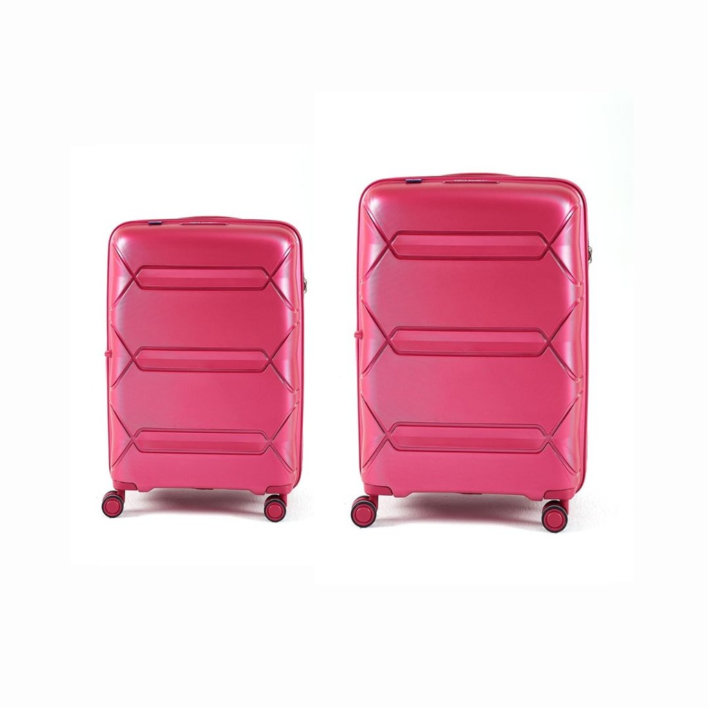 [4330.3-4] SET VALIJA 20" 24" NOMAD PINK TRAVEL BLUE