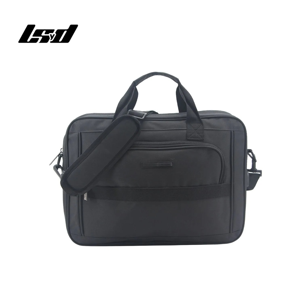 [491.701USB1] PORTAFOLIO NEGRO CON PUERTO USB LSYD