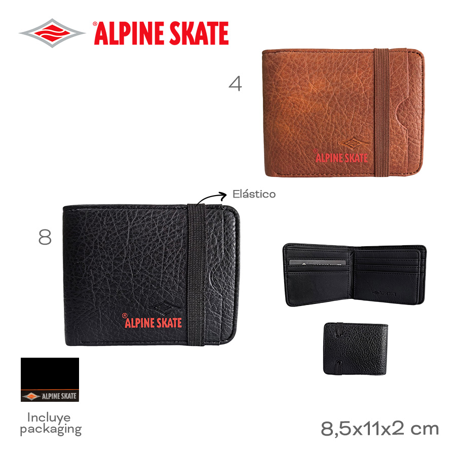 [528923] BILLETERA ALPINE SKATE
