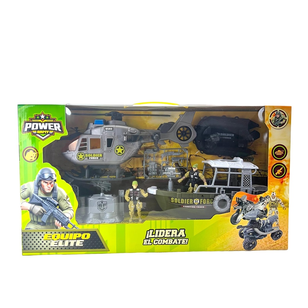 [8157335] SET MILITAR CON VEHICULOS Y ACCESORIOS