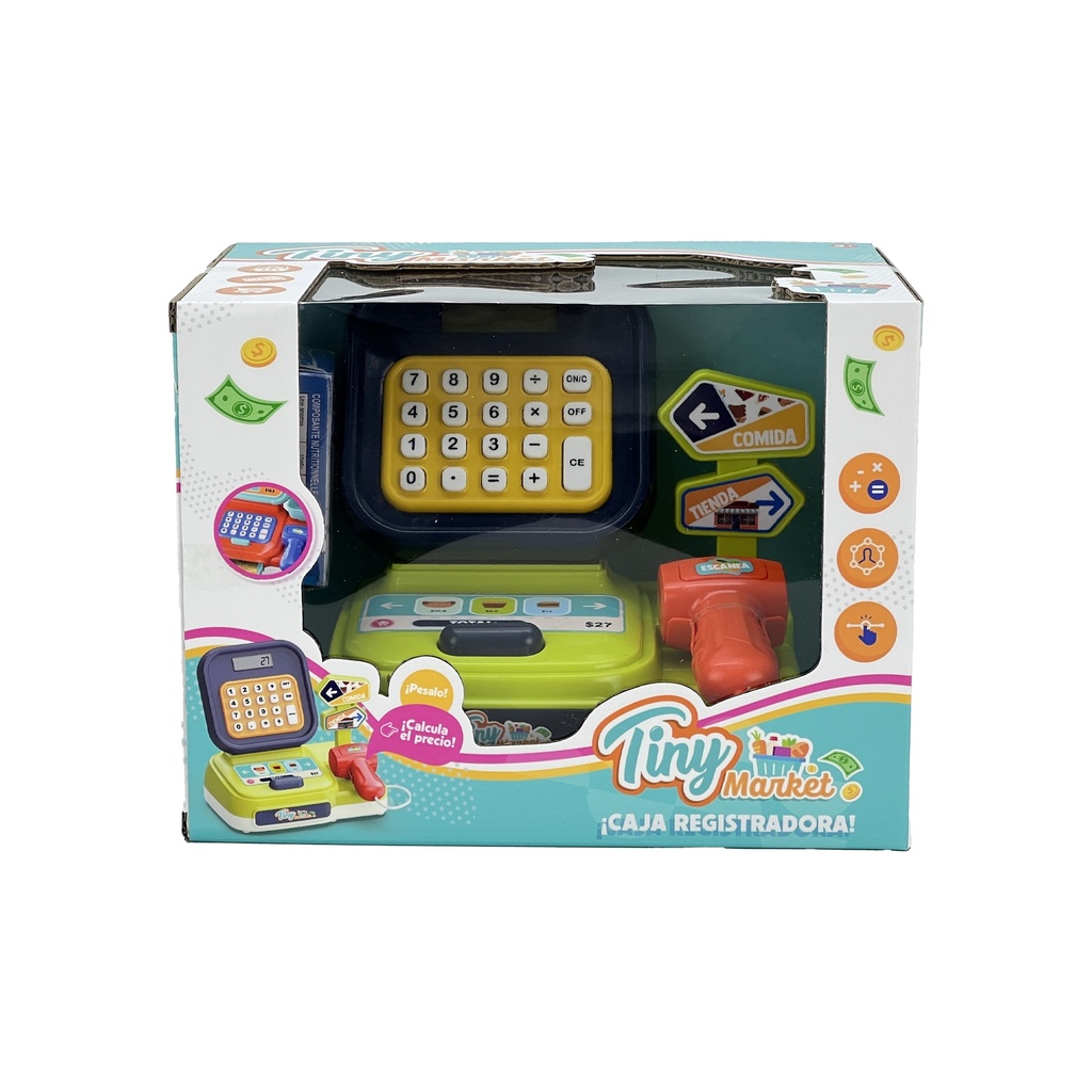 [8154878] CAJA REGISTRADORA CON ACCESORIOS TINY 24x17x18 CM