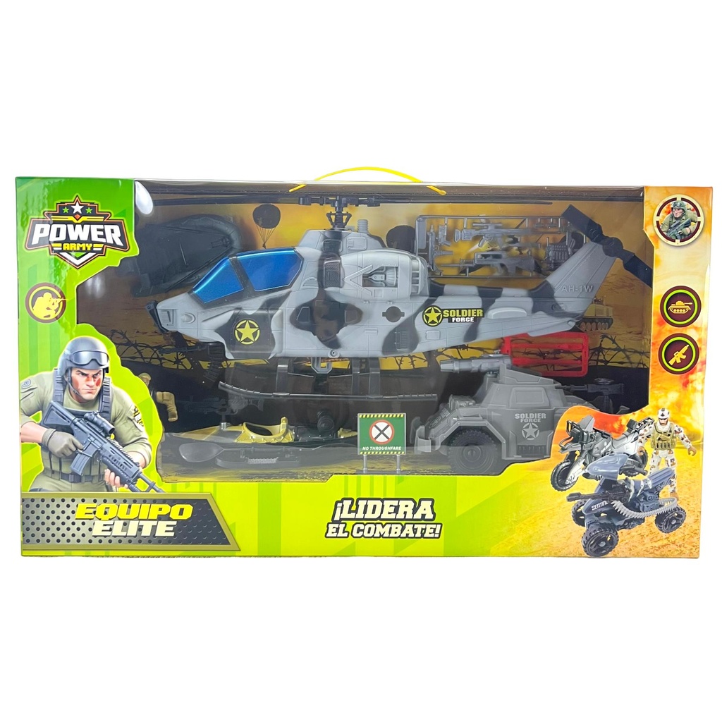 [8157336] SET MILITAR CON VEHICULOS Y ACCESORIOS
